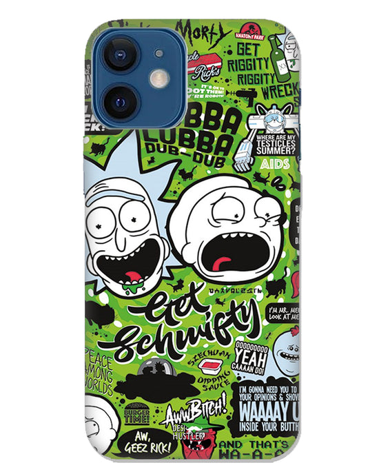 Rick and Morty adventures fanart | iPhone 12 Mini Phone Case