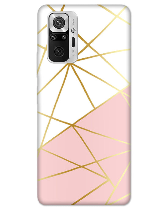 Pink & Gold  |  Redmi Note 10 Pro Phone Case