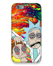 Rick and Morty psychedelic fanart | i phone 6 Phone Case