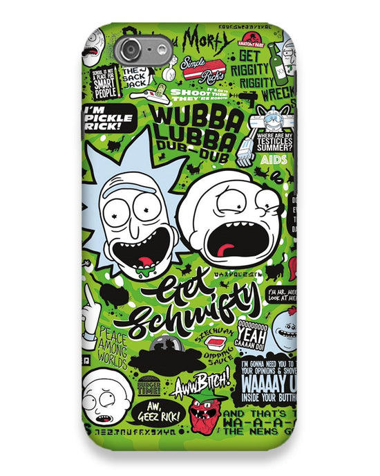 Rick and Morty adventures fanart  | i phone 6 Phone Case