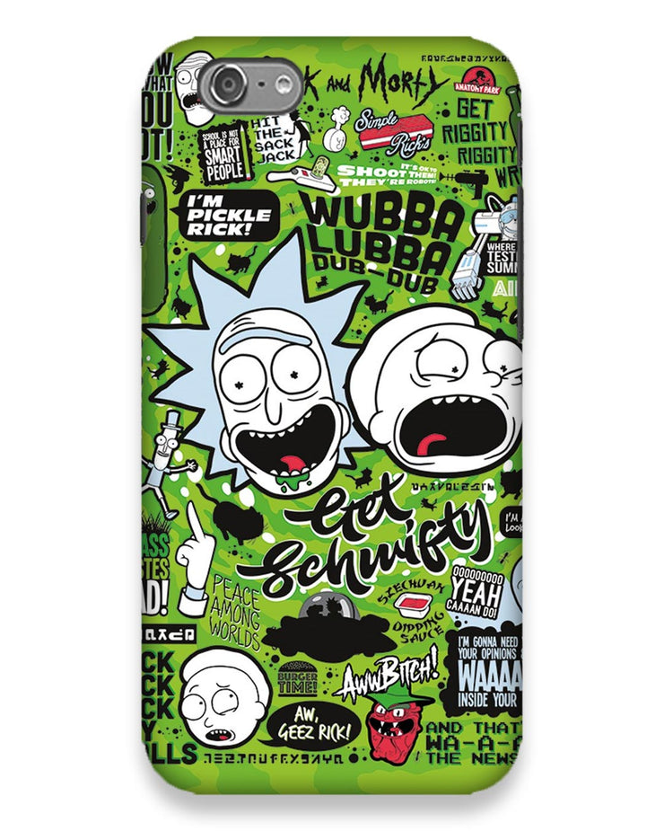 Rick and Morty adventures fanart | i phone 6s Phone Case