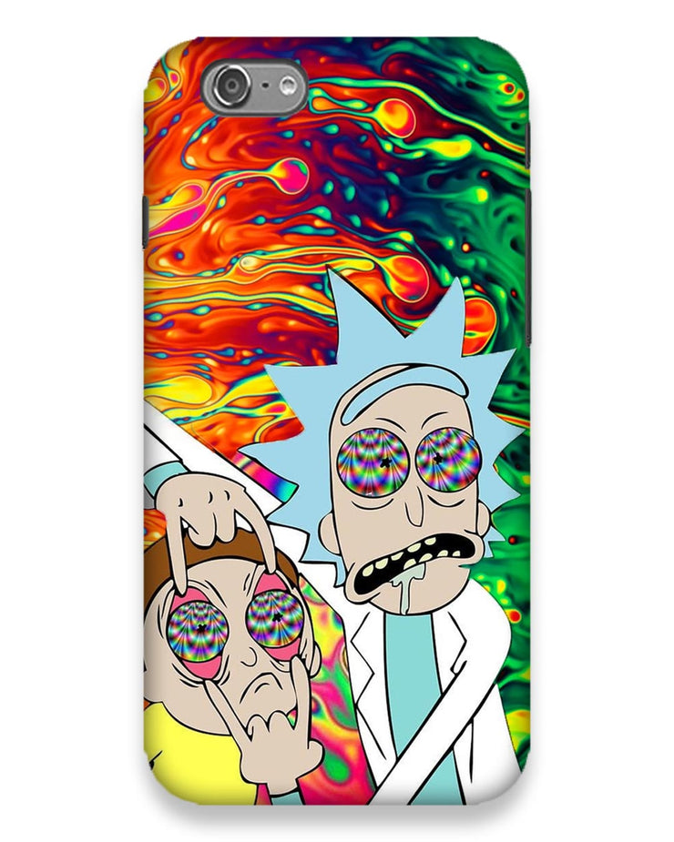 Rick and Morty psychedelic fanart   | i phone 6s Phone Case