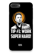 Work super hard | iPhone 7 Logo Cut Phone Case