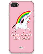 ANTI-SOCIAL UNICORN  | iphone 8 Phone Case