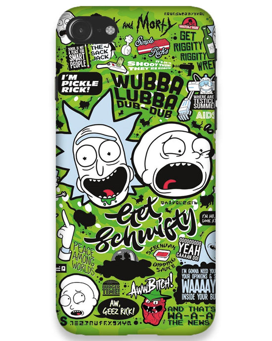 Rick and Morty adventures fanart  | i phone 8 Phone Case
