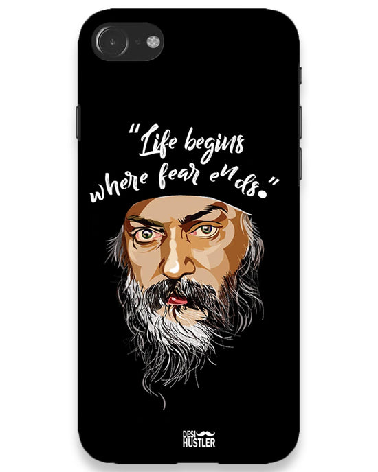 Life begins - OSHO | iPhone 8 plus Phone Case