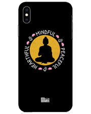 MINDFUL HEARTFUL PEACEFUL | iPhone XS Max Phone Case
