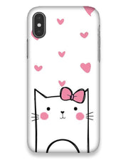 Kitty love | i phone x Phone Case