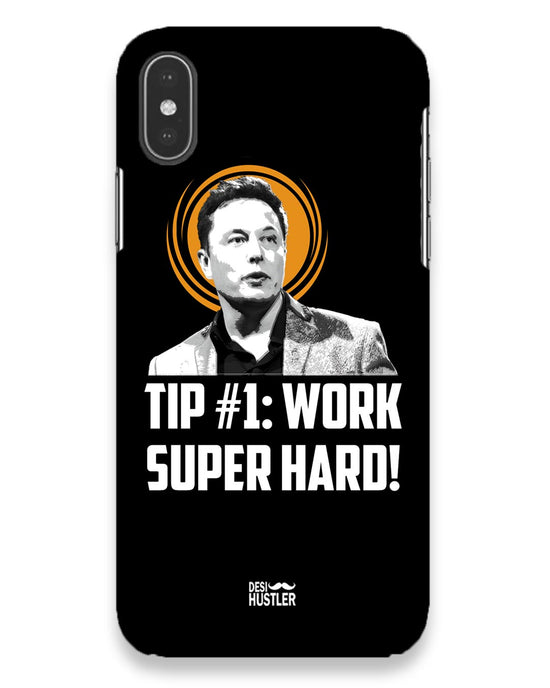 Work super hard | iphone x Phone Case