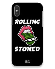 Rolling stoned Black | i phone x Phone Case