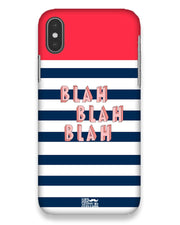 BLAH BLAH | IPhone X Phone Case