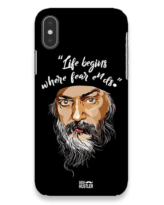 Life begins - OSHO  |  IPhone X Phone Case