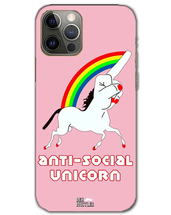 ANTI-SOCIAL UNICORN  |  iphone 12 pro Phone Case