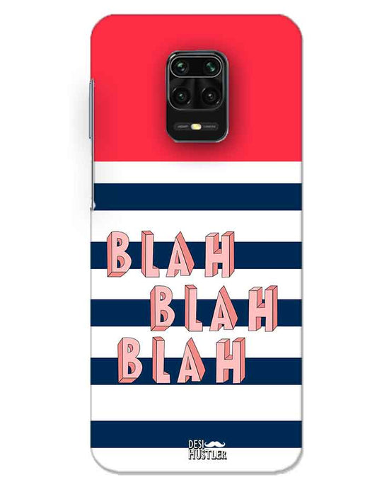 BLAH BLAH | redmi note 9 pro max Phone Case