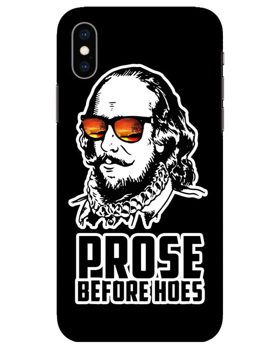 Prose before hoes  |  iPhone XS Phone Case