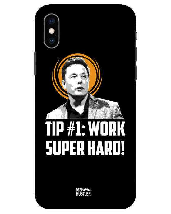 Work super hard | iPhone XS Phone Case