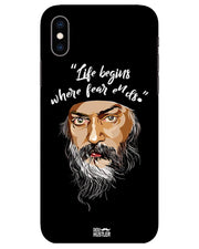 Life begins - OSHO  |  iPhone XS Phone Case