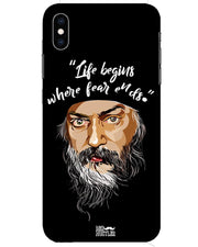 Life begins - OSHO |  iPhone XR Phone Case