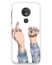 F*ck you  | moto g7 power Phone Case