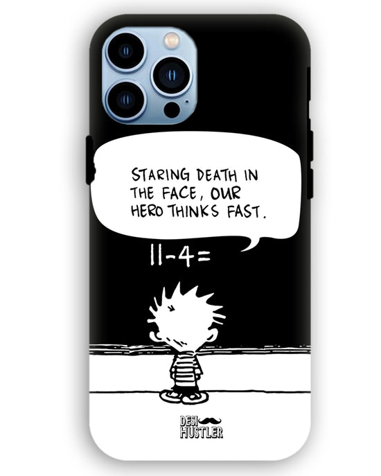Our Hero Thinks Fast | iPhone 13 pro Phone Case
