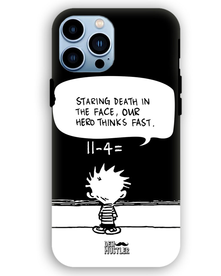 Our Hero Thinks Fast | iPhone 13 pro Phone Case