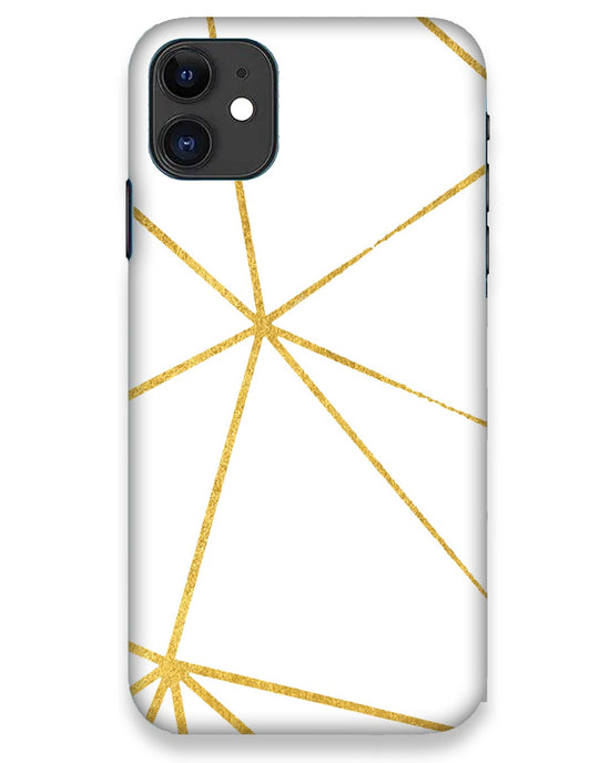 White & Gold  | iPhone 11 Phone Case