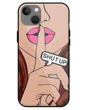Shutup | iphone 13 glass cover Phone Case