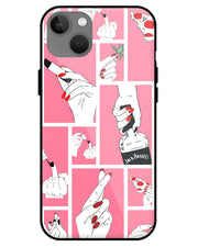 Bad Girl  |   iphone 13 glass cover Phone Case