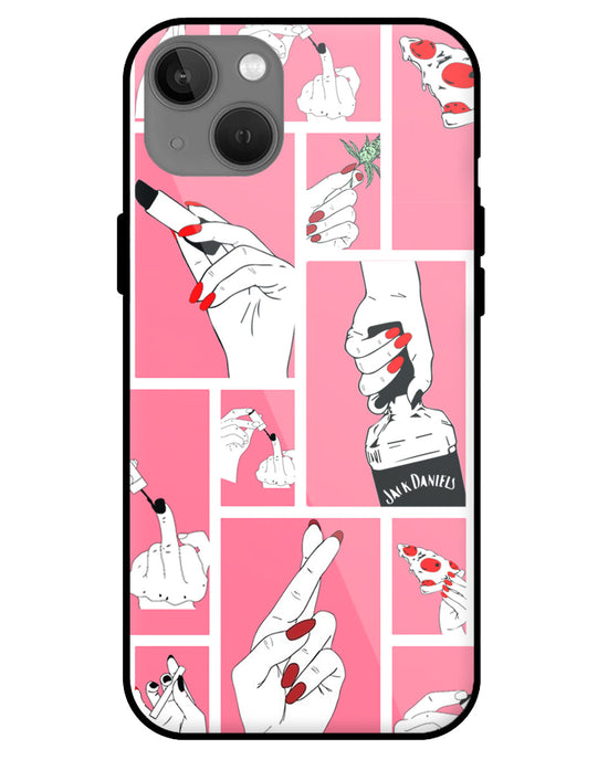 Bad Girl  |   iphone 13 glass cover Phone Case