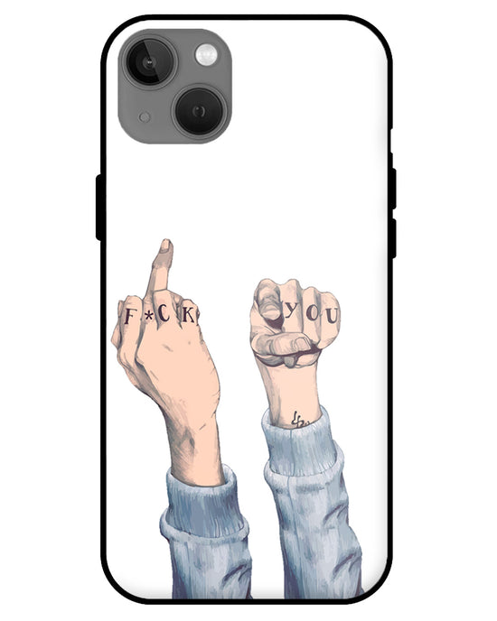 F*ck you  |   iphone 13 glass cover Phone Case