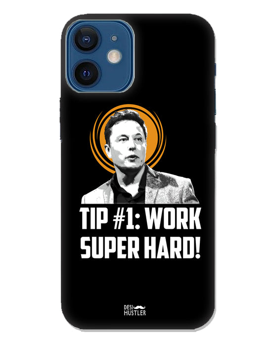 Work super hard | iPhone 12 Mini Phone Case