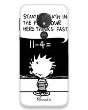 Our Hero Thinks Fast | moto g7 power Phone Case