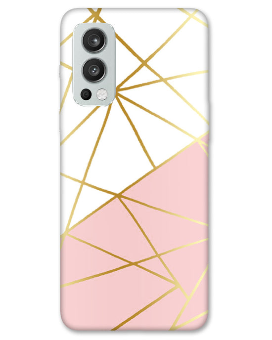 Pink & Gold  |  OnePlus Nord 2 Phone Case