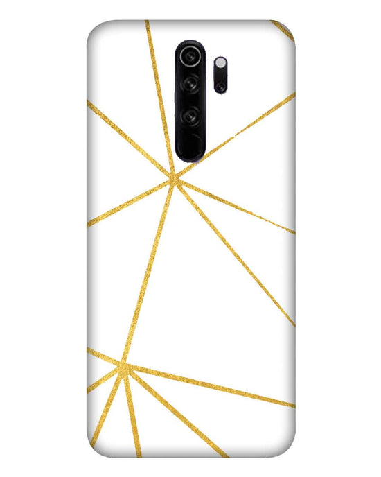 White & Gold  |  Redmi note 8 pro Phone Case