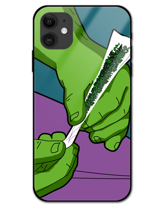 The Incredible Green | Iphone 12 glass  Phone Case