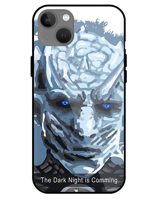 the dark night is coming  |  iphone 13 glass cover Phone Case