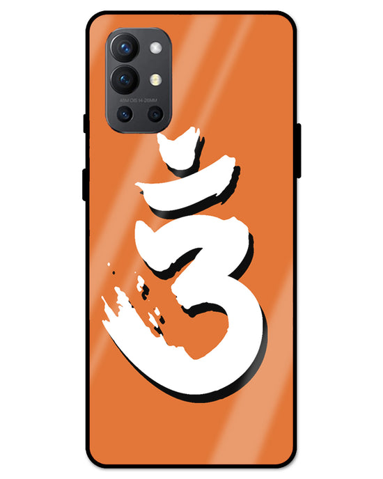 Saffron AUM the un-struck sound Brown  |  one plus 9R glass cover phone Case