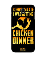 sorry i'm late, I was getting chicken Dinner| Samsung Galaxy J7 Pro Phone Case
