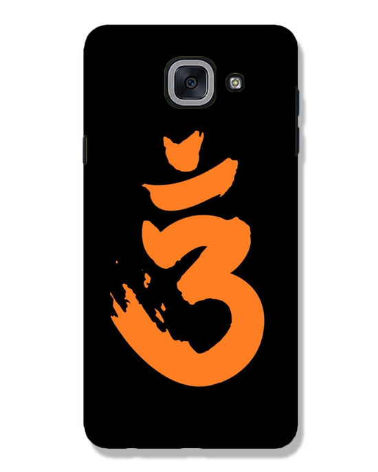 Saffron AUM the un-struck sound | Samsung Galaxy J7 Max Phone Case
