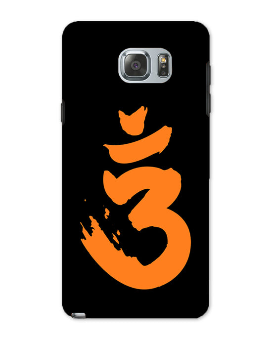 Saffron AUM the un-struck sound | Samsung Galaxy J3 Phone Case