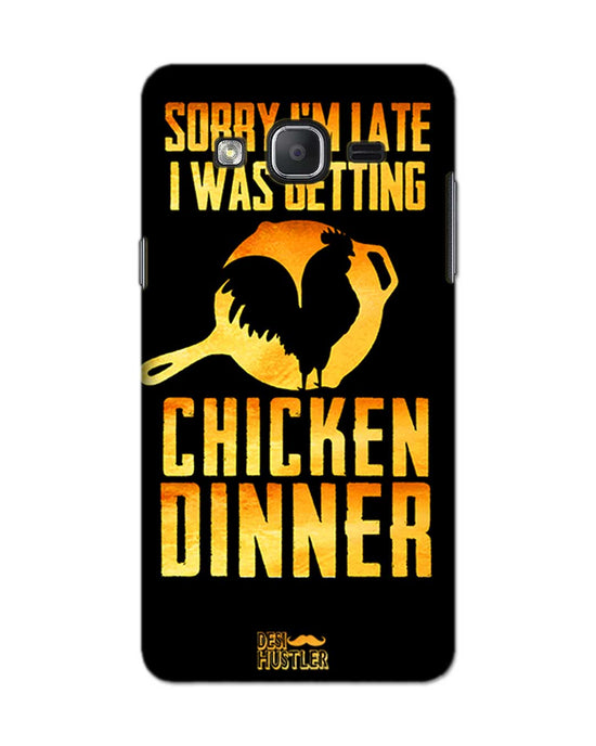 sorry i'm late, I was getting chicken Dinner| SAMSUNG ON 5 PRO Phone Case