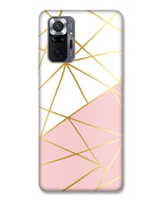 Pink & Gold  |  Redmi Note 10 Pro Max Phone Case