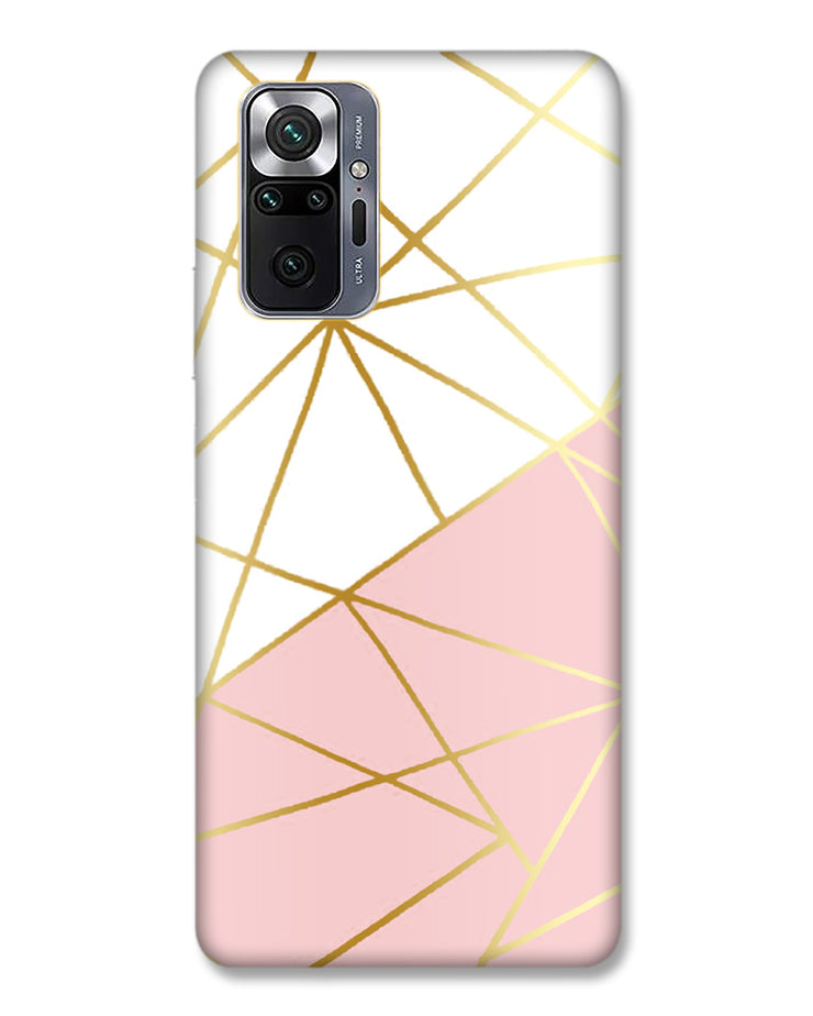 Pink & Gold  |  Redmi Note 10 Pro Max Phone Case