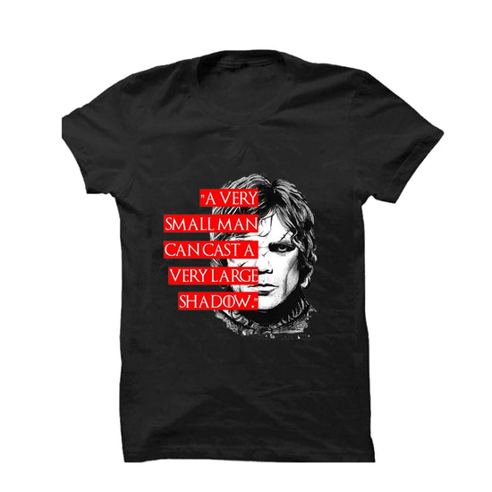 Small man can cast a Large shadow | kids t-shirt black