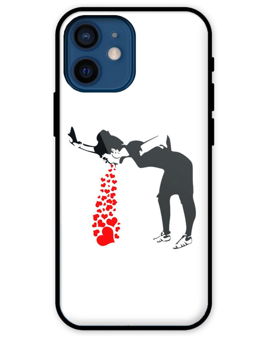 Sick of Love | iPhone 12 Mini glass Phone Case