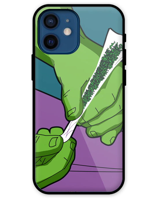 The Incredible Green | iPhone 12 Mini glass Phone Case