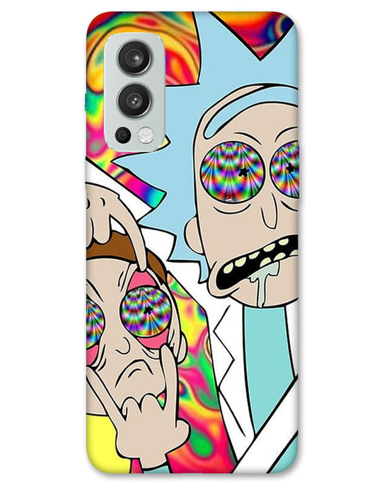 Rick and Morty psychedelic fanart |  OnePlus Nord 2 Phone Case