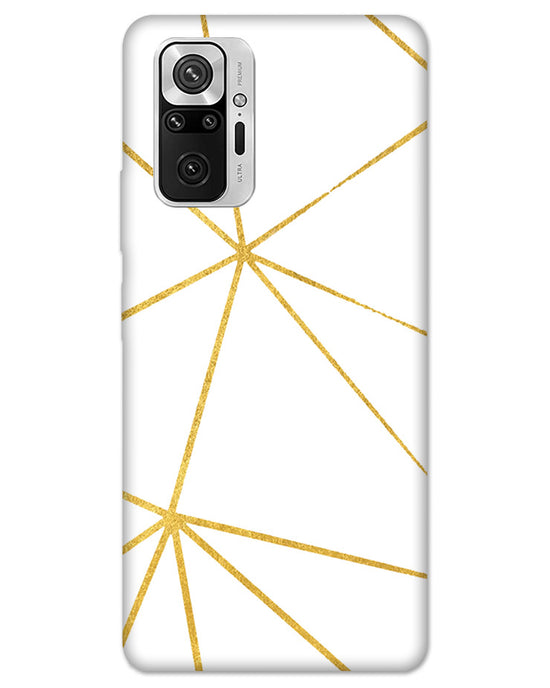 White  and Gold  |  Redmi Note 10 Pro Phone Case