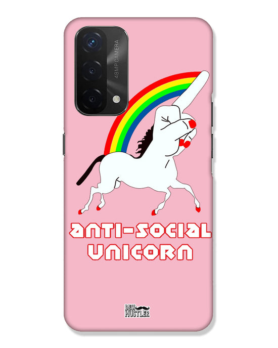 ANTI-SOCIAL UNICORN  | Oppo A74 5g Phone Case