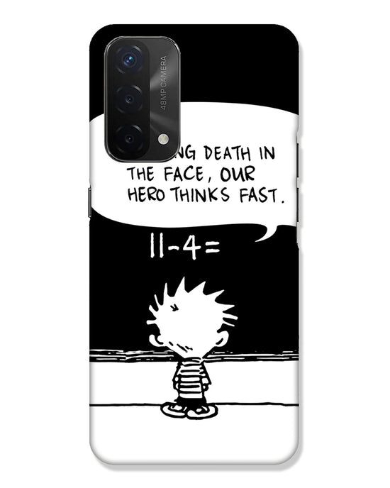 Our Hero Thinks Fast | Oppo A74 5g Phone Case